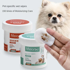 Pet Cleaning Wipes 150 Sheets  Eye Ear Damp Cloth