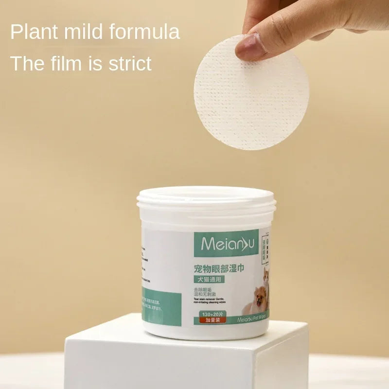 Pet Cleaning Wipes 150 Sheets  Eye Ear Damp Cloth