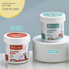 Pet Cleaning Wipes 150 Sheets  Eye Ear Damp Cloth